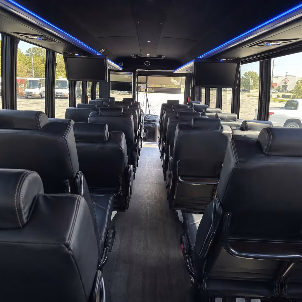 25 passenger minibus interior