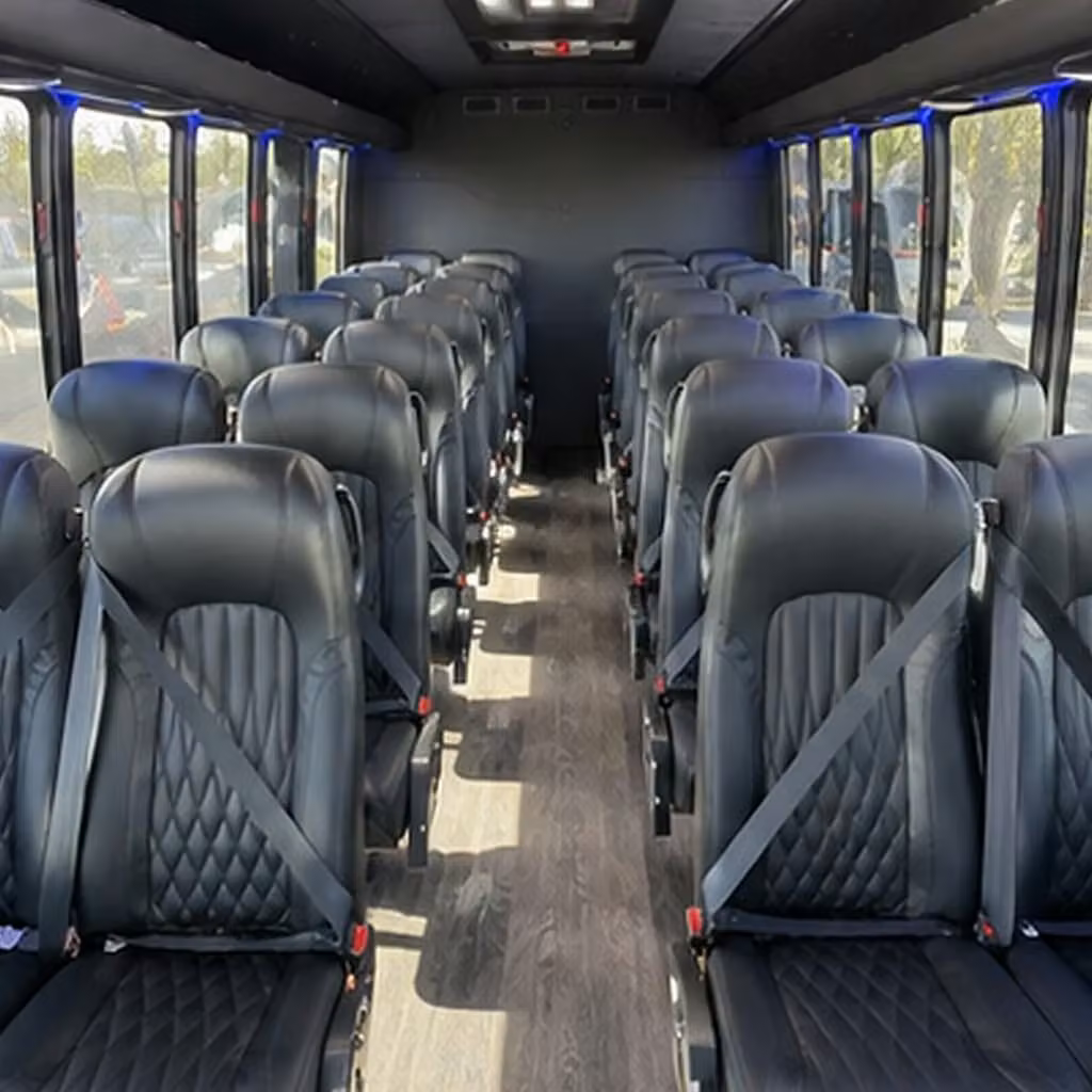 35 passenger minibus interior