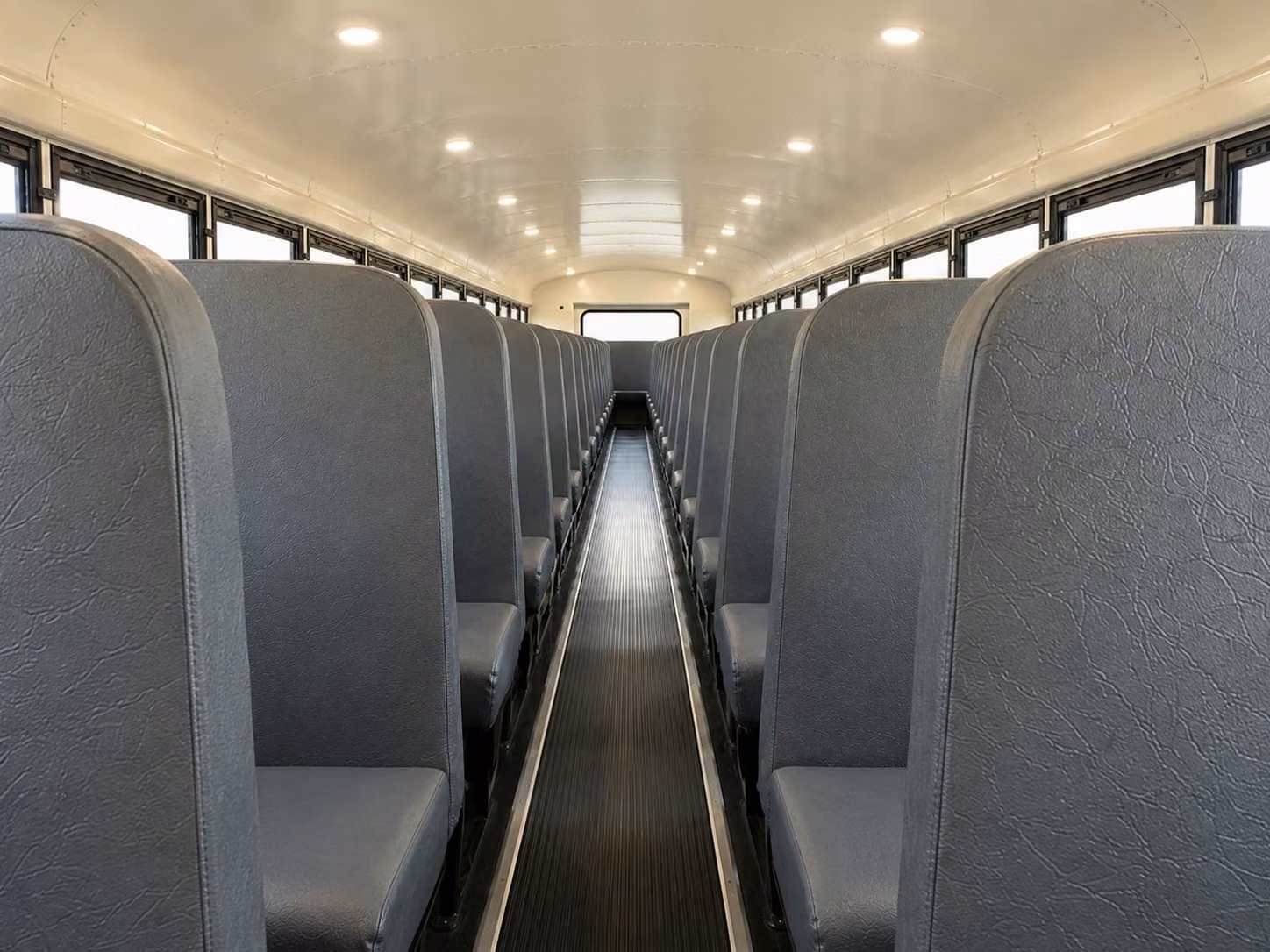 school bus inside