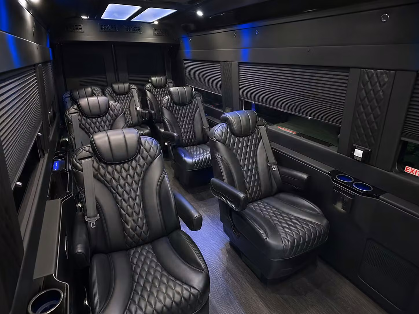 sprinter van with driver inside